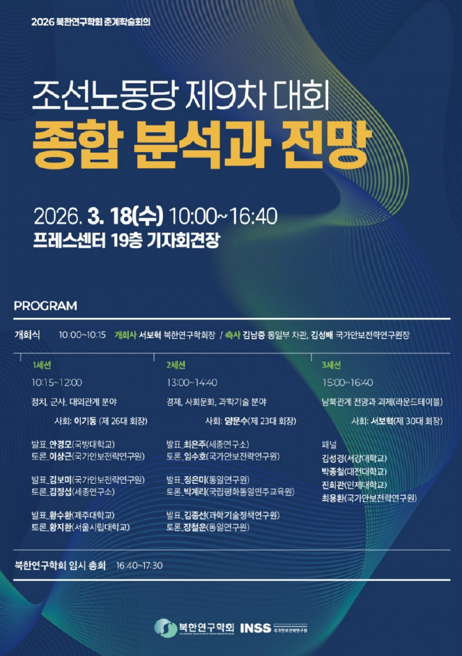 조선노동당 제9차 대회 종합분석과 전망